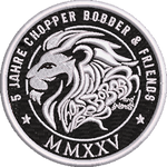 Chopper Bobber Stickpatch "5 Jahre"