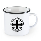 St. Joachims Schützen Keramiktasse im Emaillelook