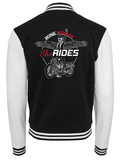 She Rides Unisex Collegejacke "Wing Woman"