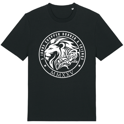 Chopper Bobber Herren T-Shirt "5 Jahre" Weißer Druck