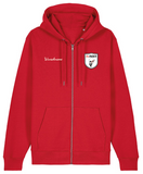 She Rides Unisex Kapuzenjacke Cultivator Red "Beflügelt"