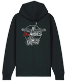 She Rides Unisex Kapuzenjacke Cultivator Black "Beflügelt"