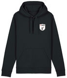 She Rides Unisex Hoodie Drummer Black "Beflügelt"