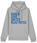 Kerpen Hoodie Unisex "Barca Juve United"