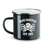 Iron Chopper Emaille Tasse Member