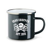 Iron Chopper Emaille Tasse Member