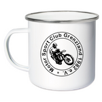 MSC Grenzland Emaille Tasse