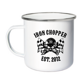 Iron Chopper Emaille Tasse Member