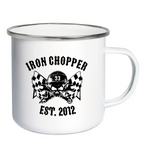 Iron Chopper Emaille Tasse Member