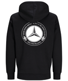 Mercedes-Benz W201/C-Klasse Club e.V. Unisex Hoodie "Logo" Front & Back