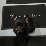 Jonny's Fußmatte "Frenchielove"