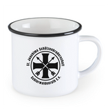 St. Joachims Schützen Keramiktasse im Emaillelook