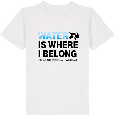 Orcas Kid's T-Shirt "Water"