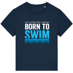 Orcas Women's T-Shirt "Born To Swim"