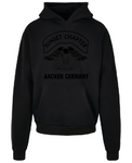 Sunset Chapter Oversized Hoodie "Black On Black"