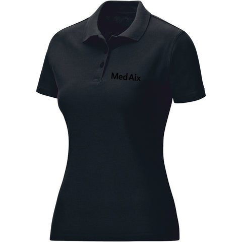 MedAix Damen Polo "schwarzer Druck"