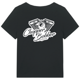 Chopper Bobber Damen T-Shirt mit V-Ausschnitt