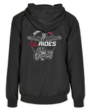 She Rides Recycled Windrunner "Wing Woman"