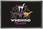 Windhund Netzwerk Fussmatte