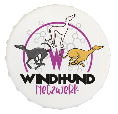Windhund Netzwerk Flaschenöffner