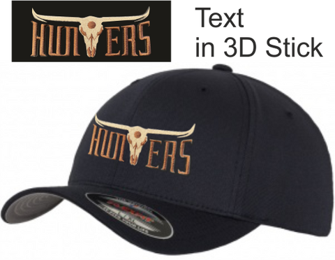 Hunters Flex Fit "Logo 3D-Stick"