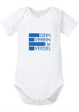 Blau-Weiß Baby Body "Verein"