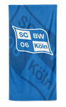 Blau-Weiß Handtuch "Logo"