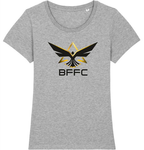 Falcons Damen T-Shirt "Logo-schwarz-gold"