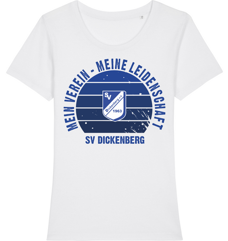 SV Dickenberg Damen T-Shirt "Leidenschaft-Blau"