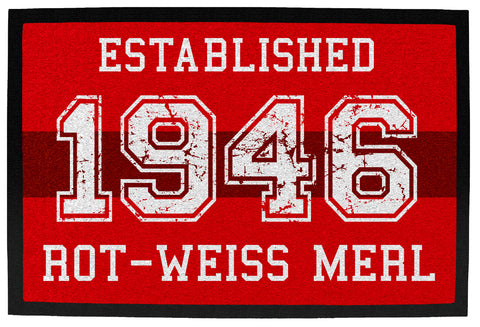 SV Rot Weiss Merl e.V. Fußmatte "Established"