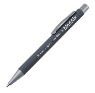 Medaix Kugelschreiber mit Gummierung-Ab 500 Stück