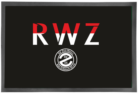 S.V. Rot-Weiss Zollstock Fussmatte "RWZ"