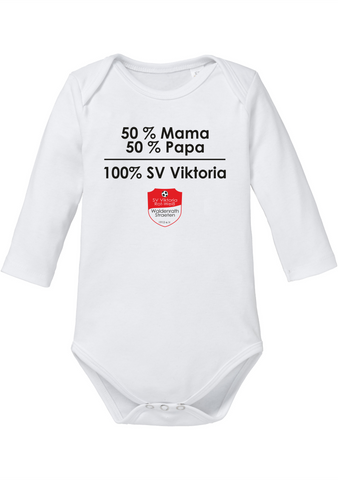 SV Viktoria Rot-Weiß Baby Body LSL Langarm