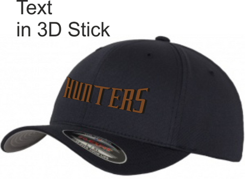 Hunters Flex Fit "Text 3D-Stick"