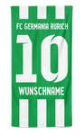 FC Germania Rurich Handtuch "Trikot" Personalisierbar