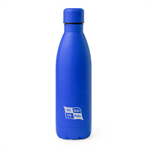 Blau-Weiß Trinkflasche Tarek-Logo